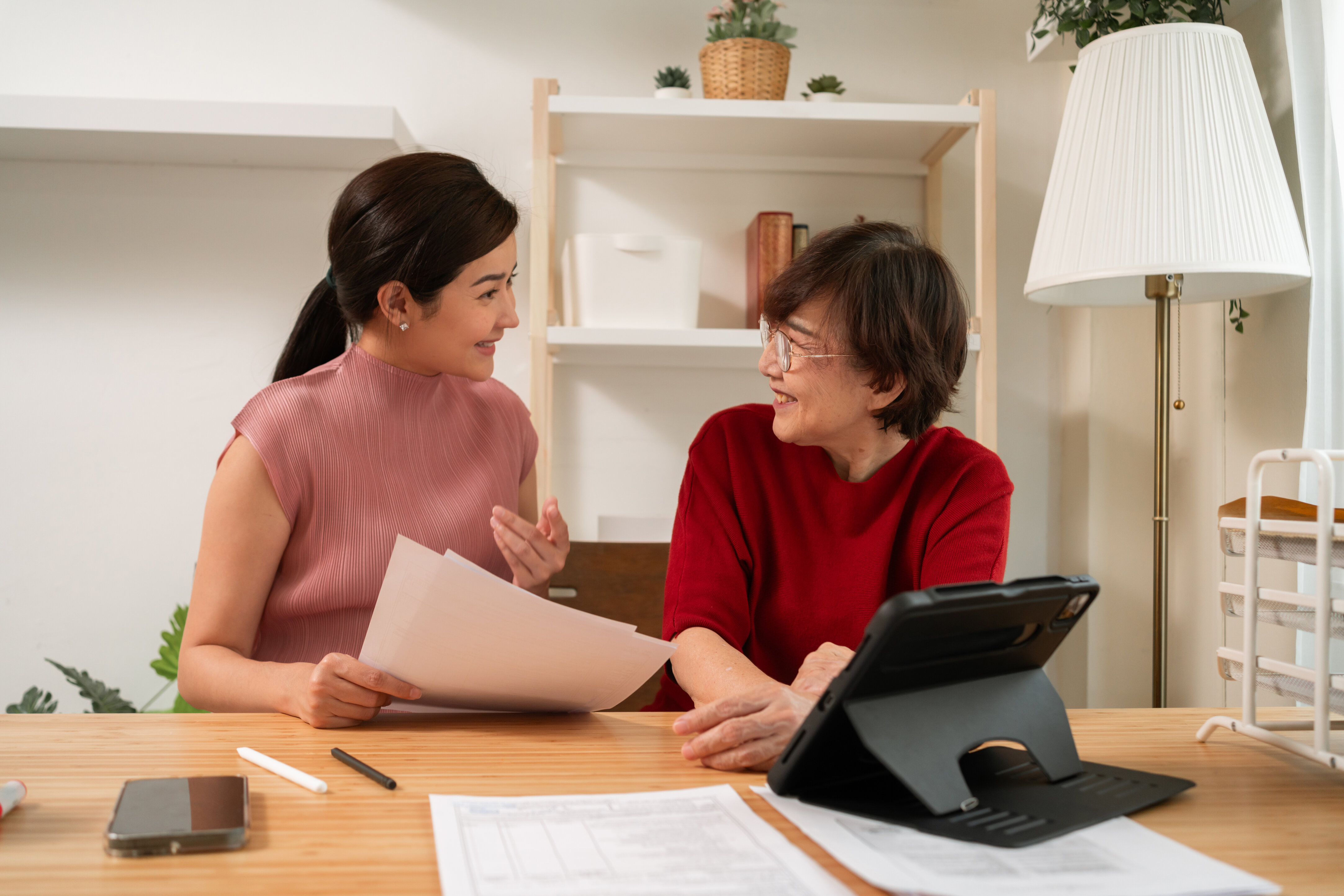 Mother carrying her child